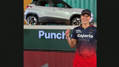 Ellyse Perry Poses in Front of Car Whose Rear Window She Smashed With a Six During UPW-W vs RCB-W WPL 2024 Match, Pic Goes Viral
